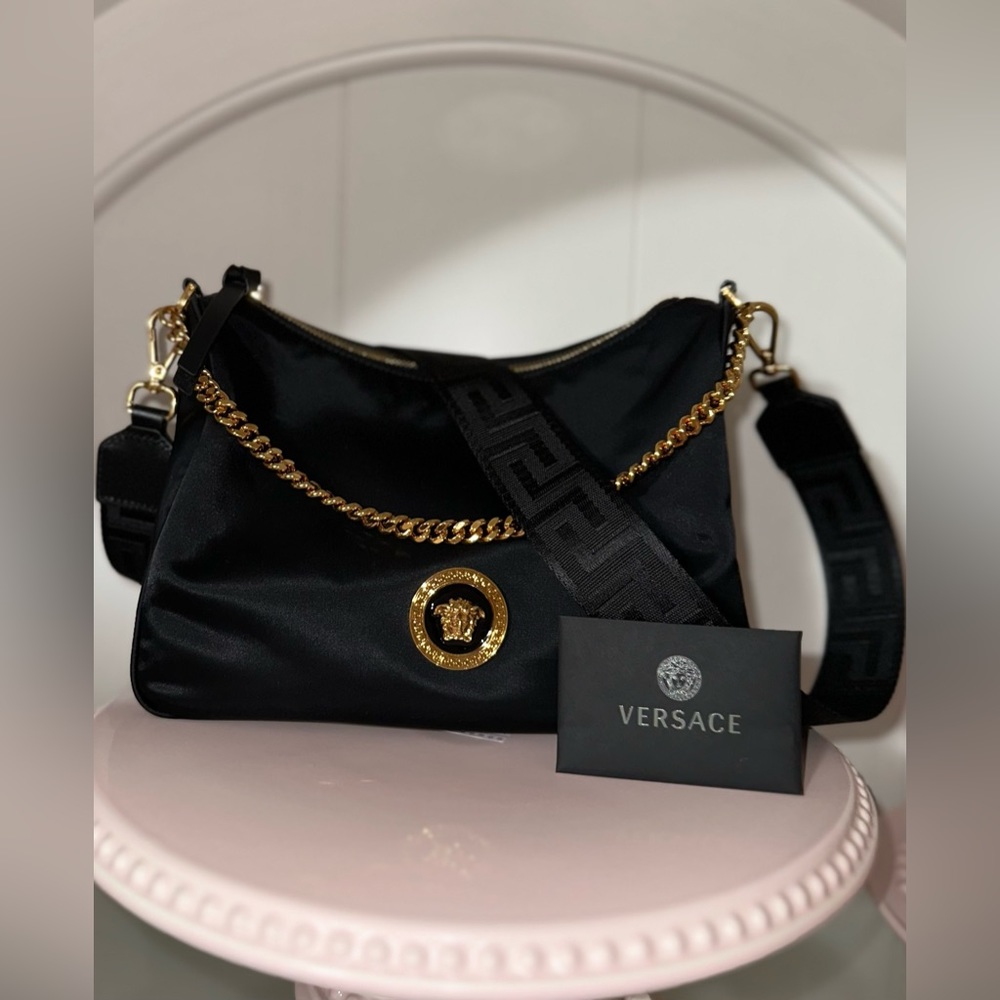 Versace Medusa Nylon Tribute shoulder bag